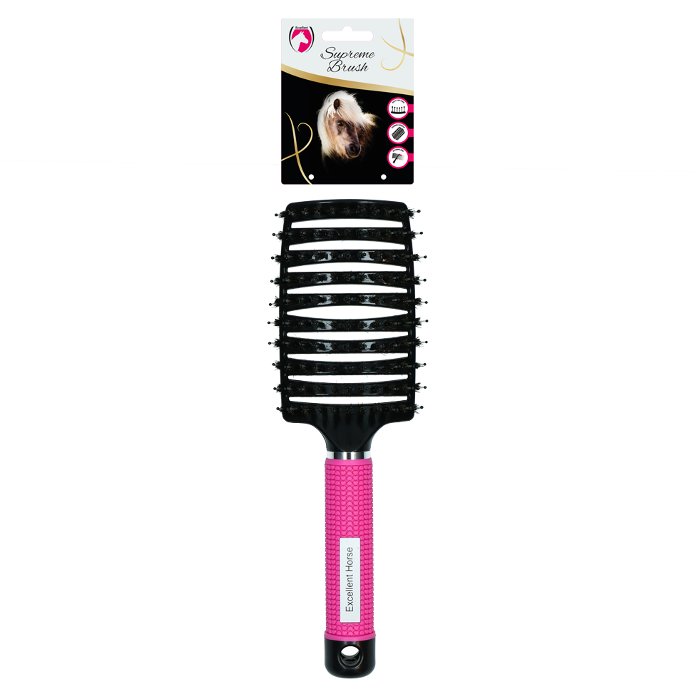 Excellent Horse Supreme Brush (borstel) Roze