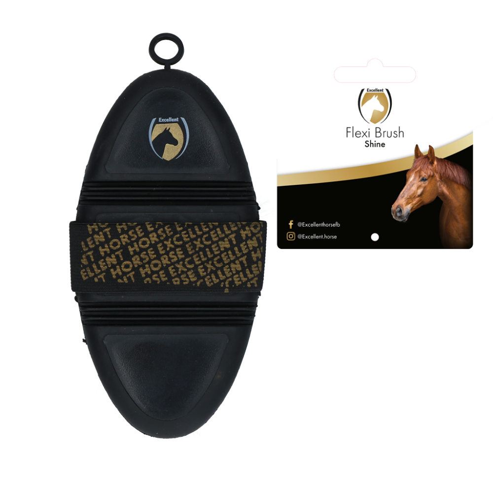 Excellent Horse Flexi Brush (borstel) Shine