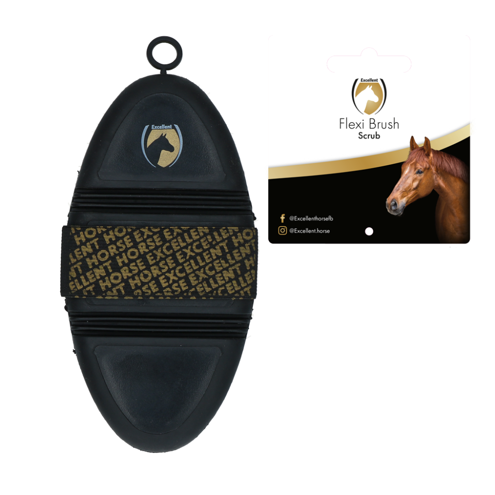 Excellent Horse Flexi Brush (borstel) Scrub