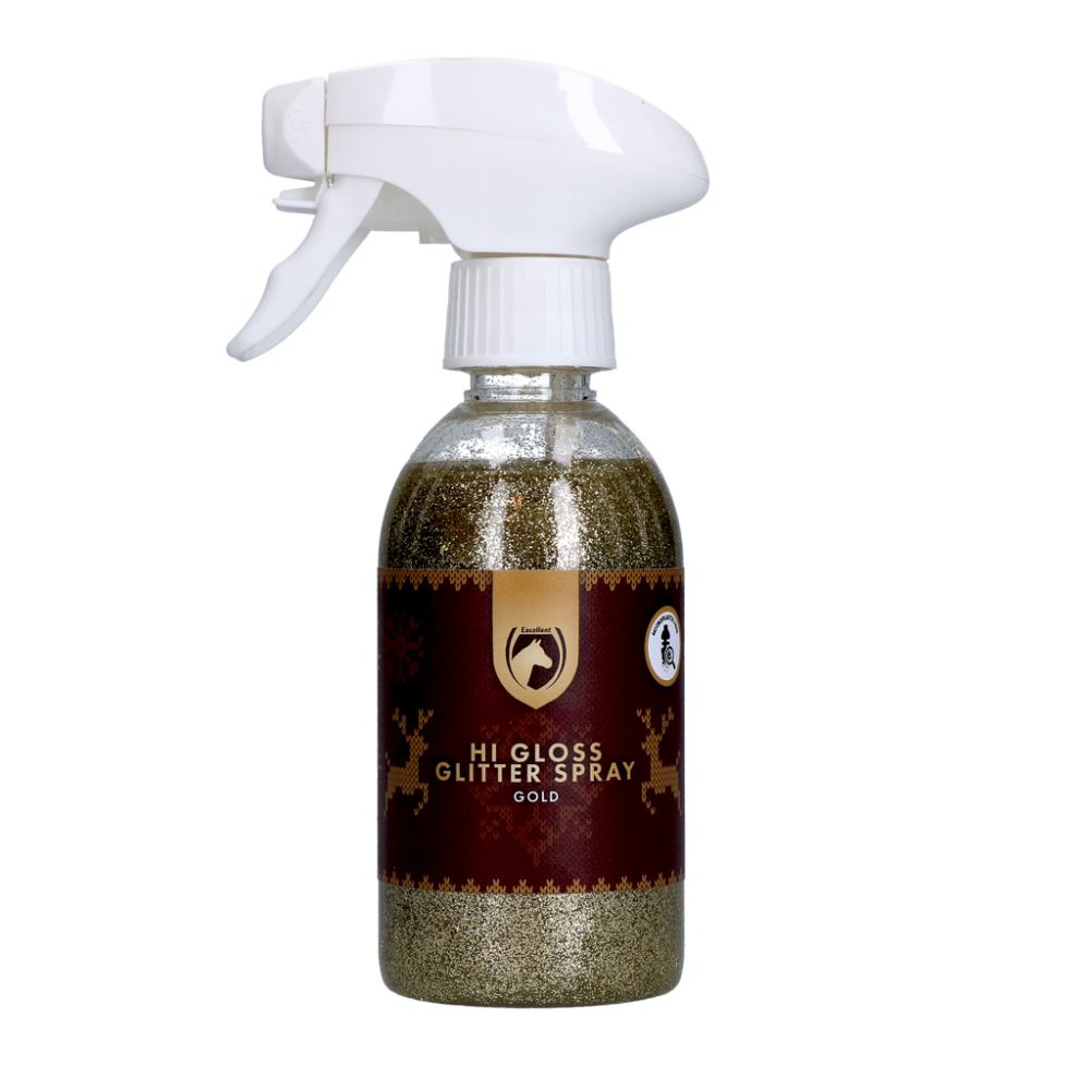 Excellent Horse Christmas Hi Gloss Glitter Spray Goud 250 ml