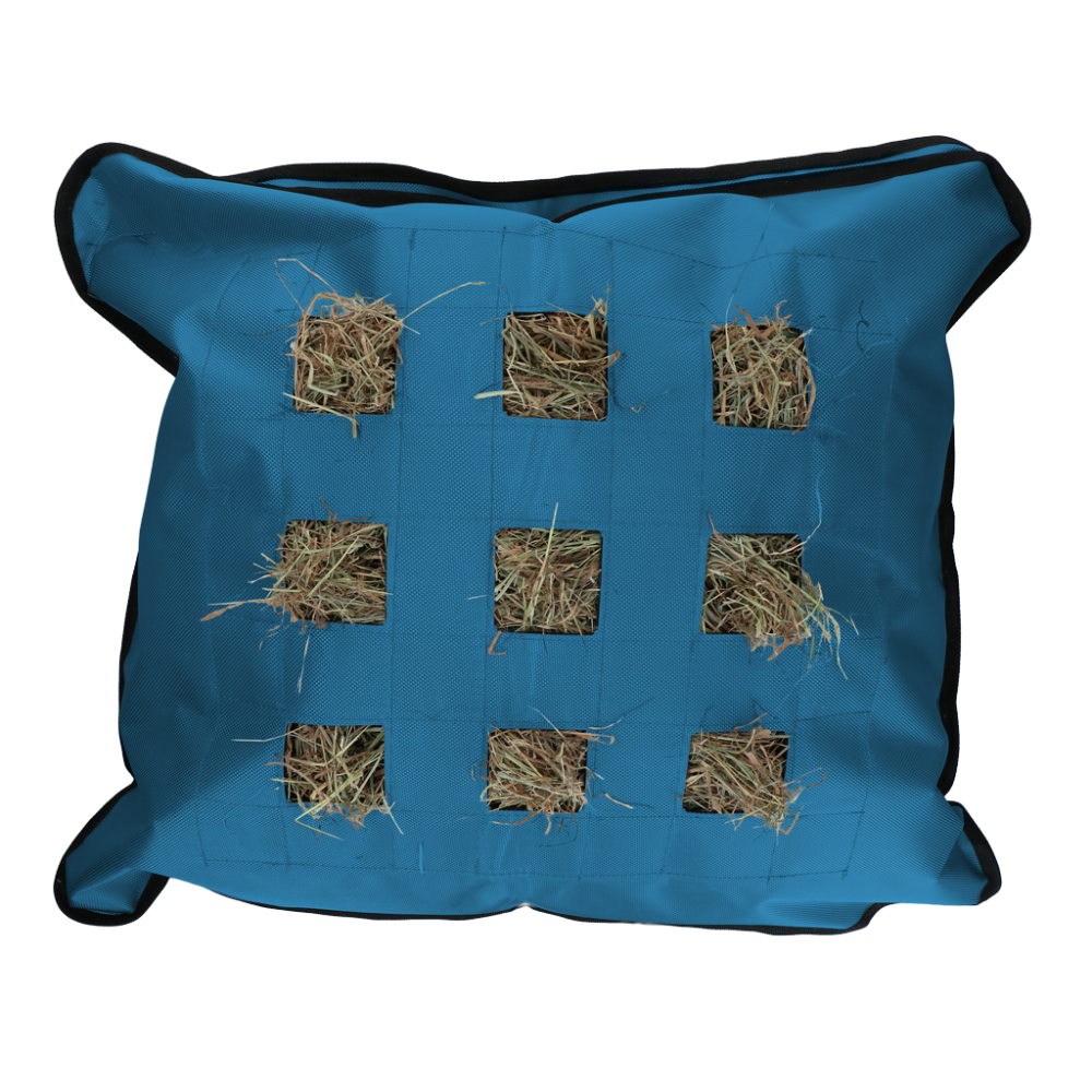 Hay Pillow Slow Feeder Vierkant Blauw