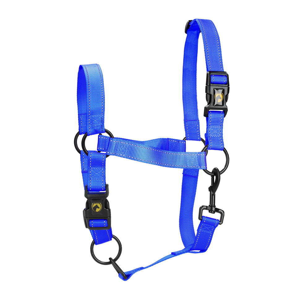 Excellent Premium Halster Blauw XL