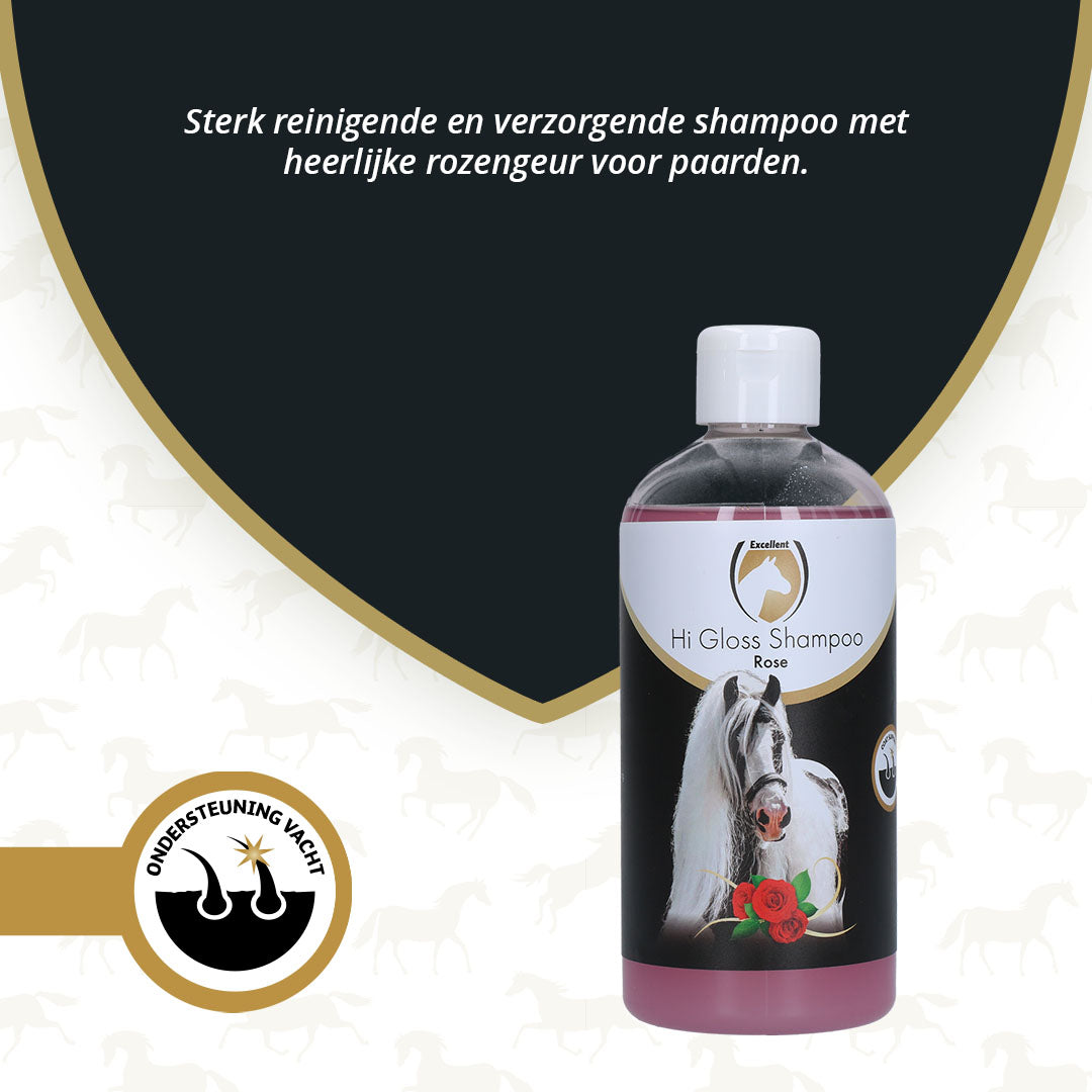Excellent Horse Hi Gloss Shampoo Rose 500 ml
