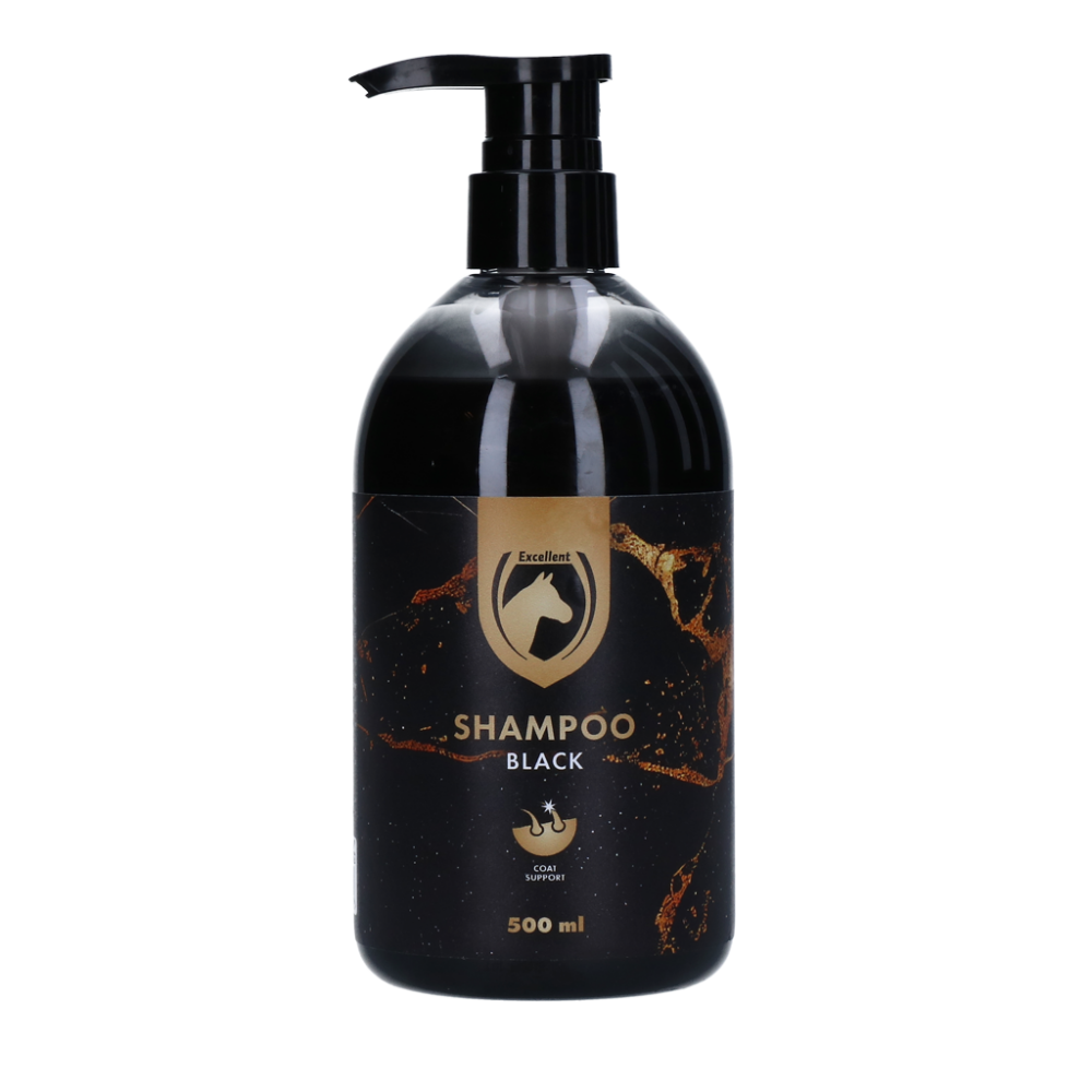 Excellent Horse Hi Gloss Shampoo Zwart 500 ml