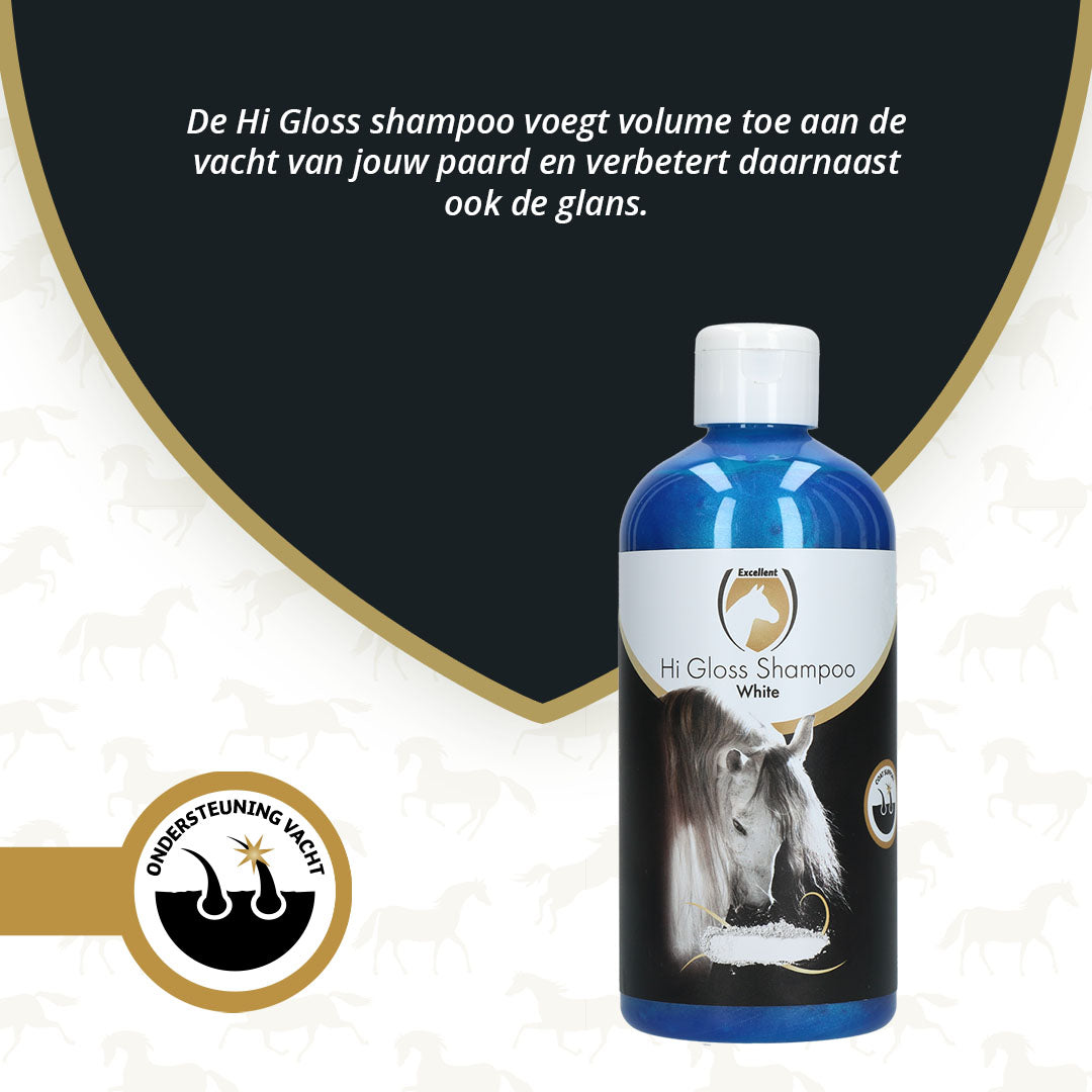 Excellent Horse Hi Gloss Shampoo White 500 ml