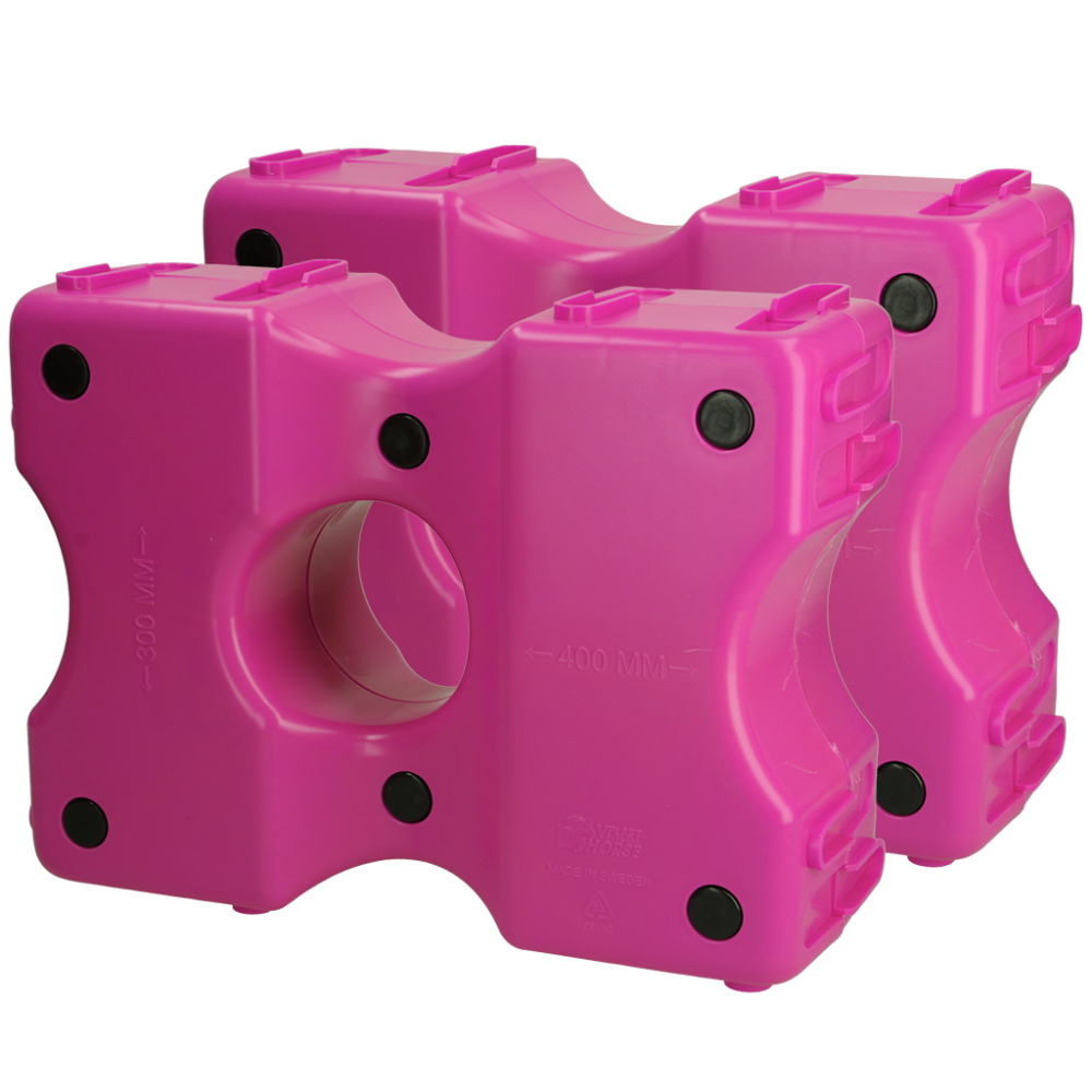 Vplast Cavaletti Hindernisblokken 2 st Roze