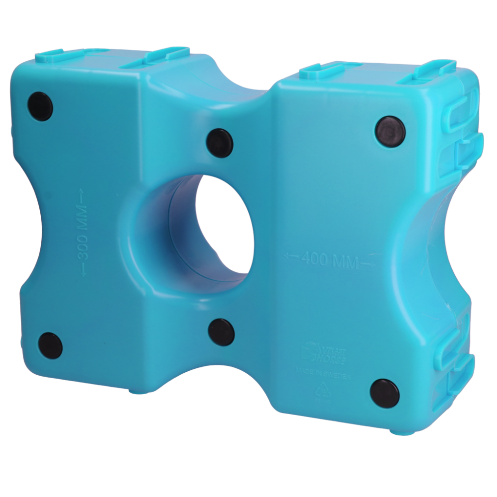 Vplast Cavaletti Hindernisblokken 2 st Blauw