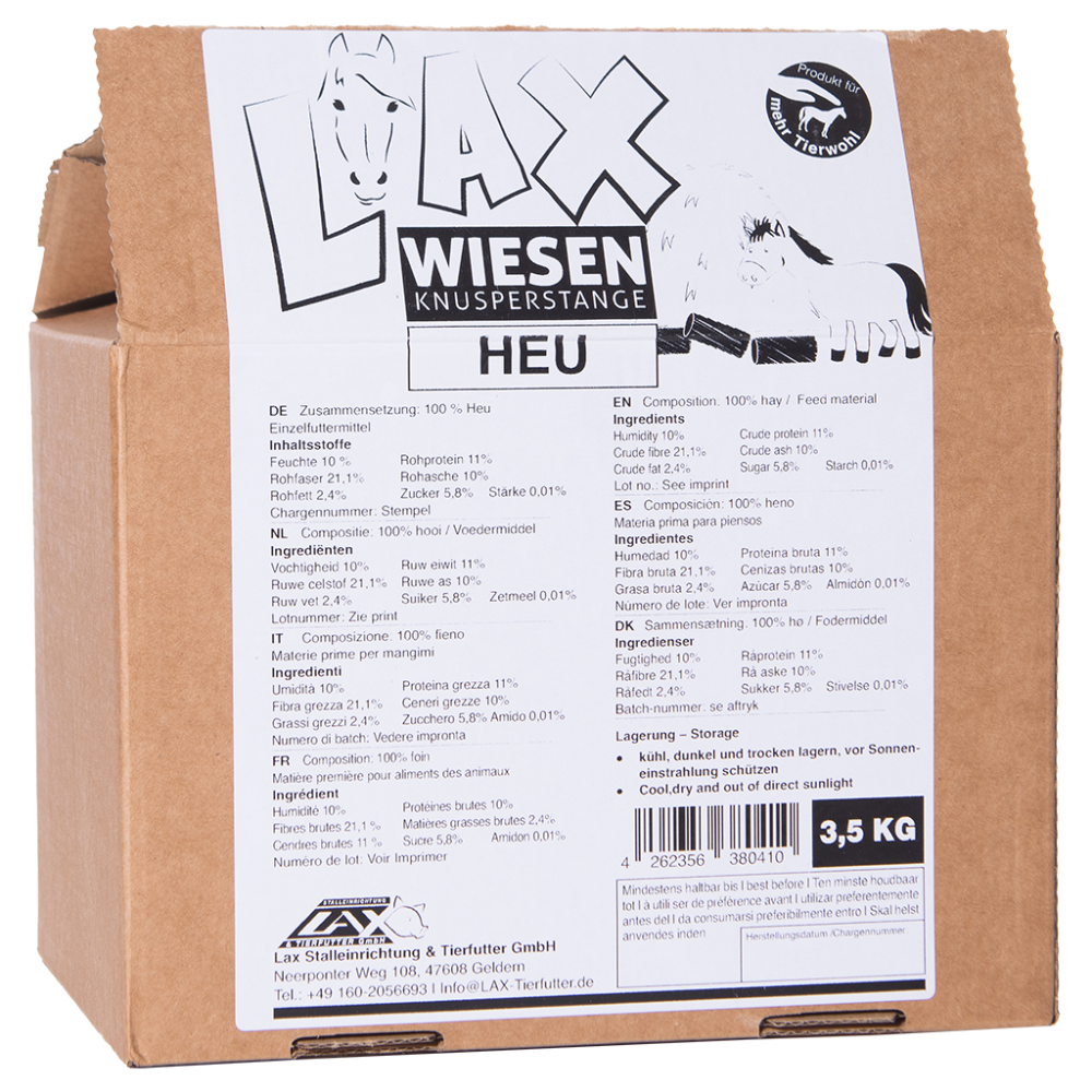 Lax Weide Knabbelblok Hooi