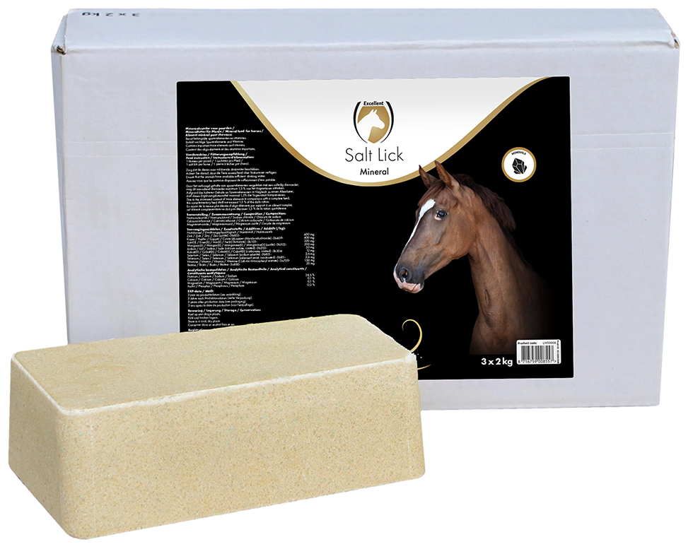 Excellent Horse Salt Lick (liksteen) Mineral 3 x 2 kg