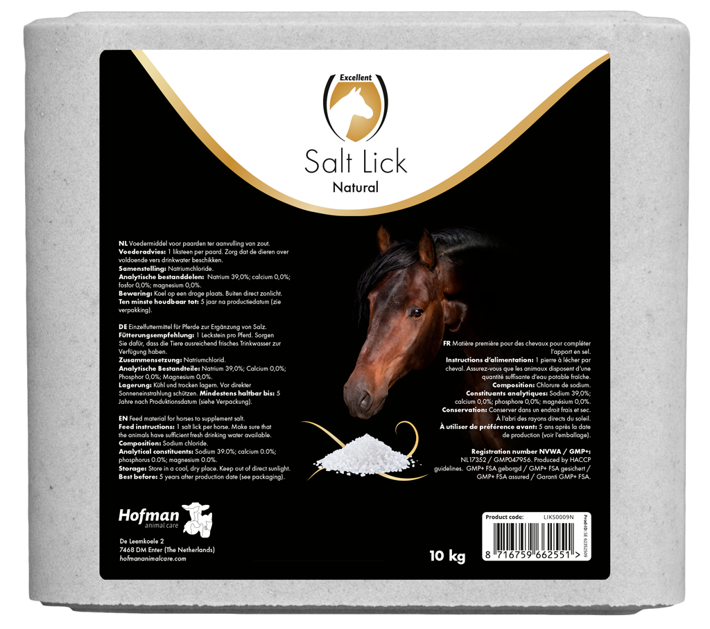 Excellent Horse Salt Lick (liksteen) Naturel 10 kg