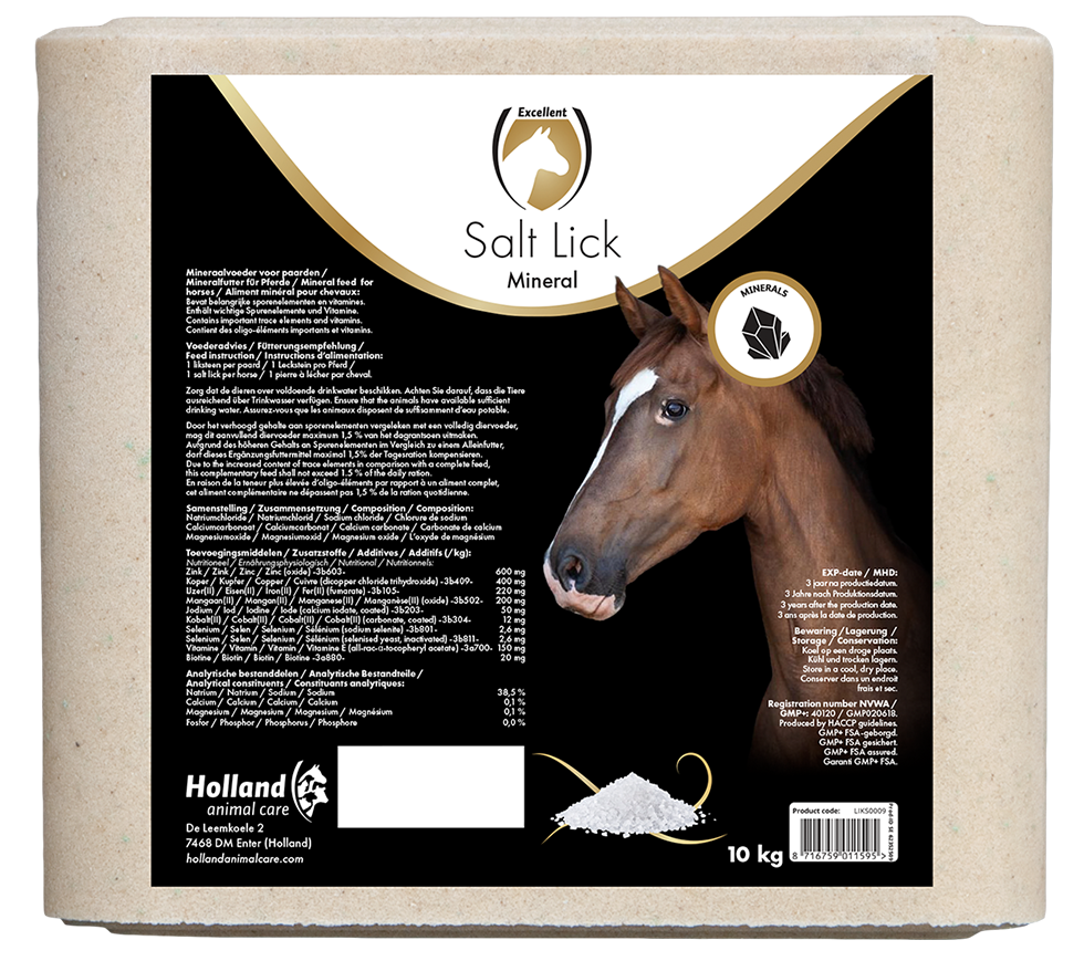 Excellent Horse Salt Lick (liksteen) Mineral 10 kg