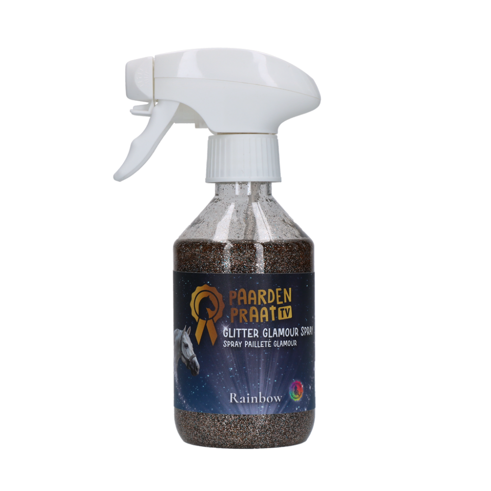 Paardenpraat TV Glitter Glamour Spray Regenboog