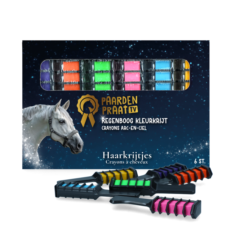 Paardenpraat Regenboog Kleurkrijt