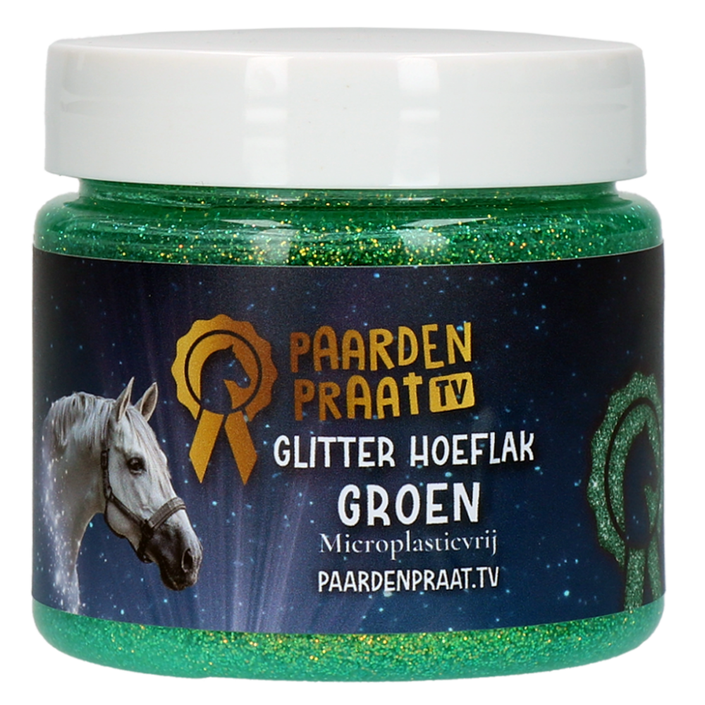 Paardenpraat TV Glitter Hoeflak Turquoise