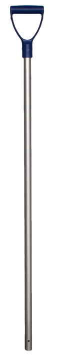 Schop steel aluminium 28x105 cm Donkerblauw handvat