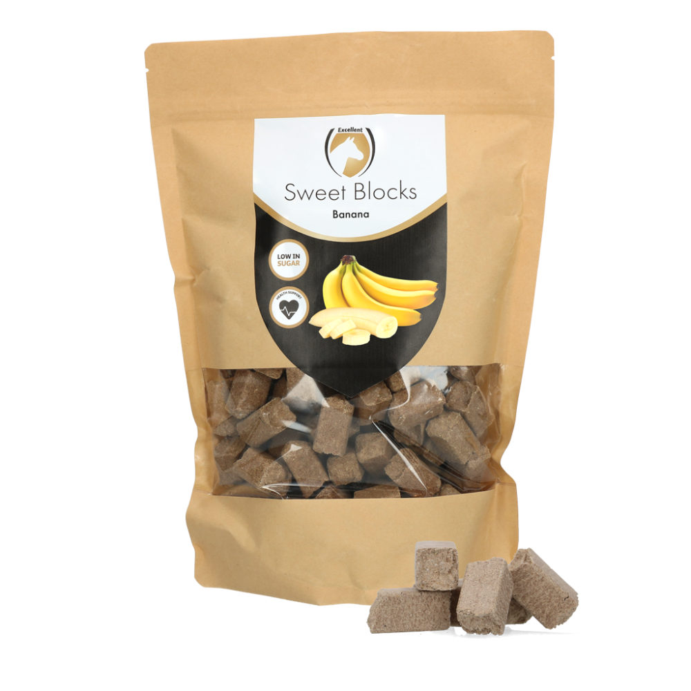 Excellent Horse Sweet Blocks Banana 1 kg