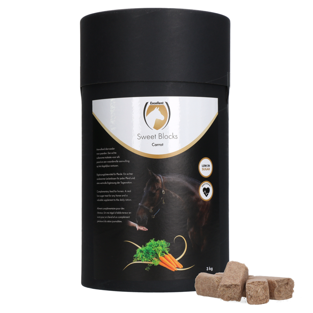 Excellent Horse Sweet Blocks Carrot 3 kg