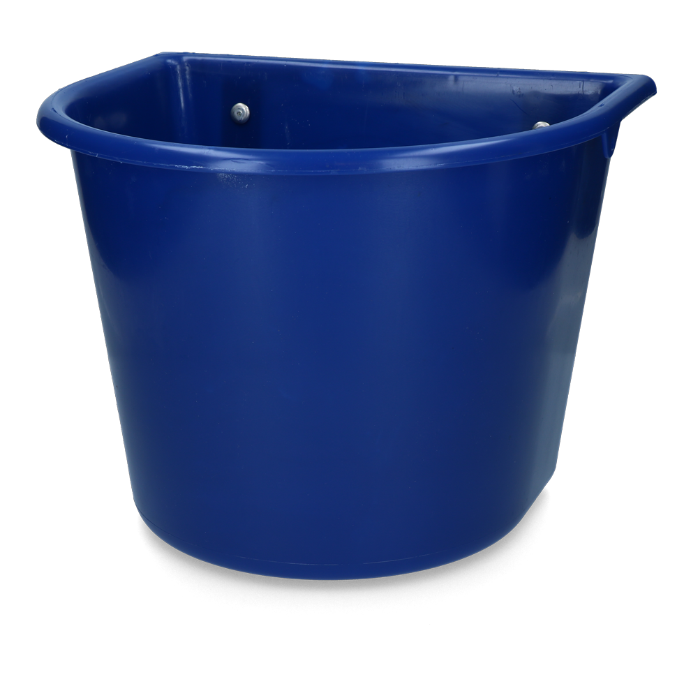 Voerbak 15 l met ophang Donkerblauw