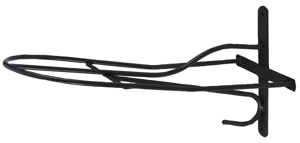 Zadelhouder metaal 54 cm Zwart