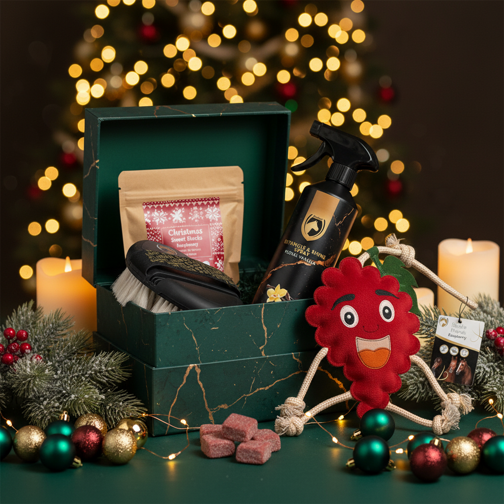 Excellent Horse Treat & Care Christmas Box in Deluxe-stijl