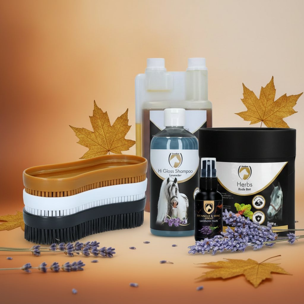 Vacht Verzorging Bundel - Multi Brush, Equi Combi Oil en Herbs Rode Biet